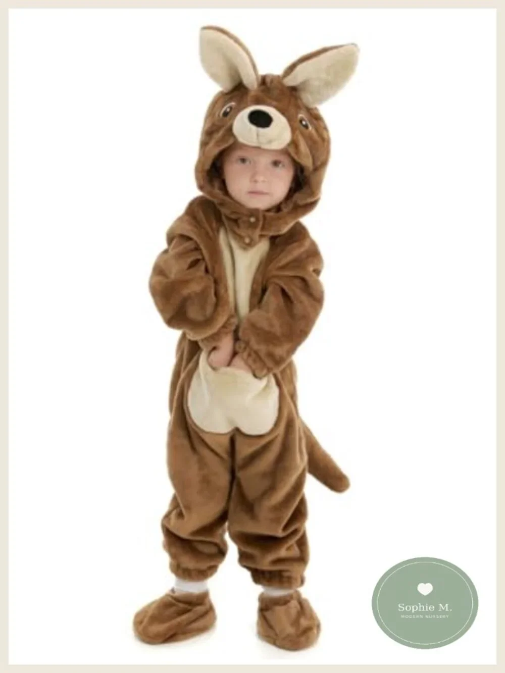 Baby Kangaroo Costume Newborn Infant Toddler Boys Girls 0-4T One-Piece Jumpsuit